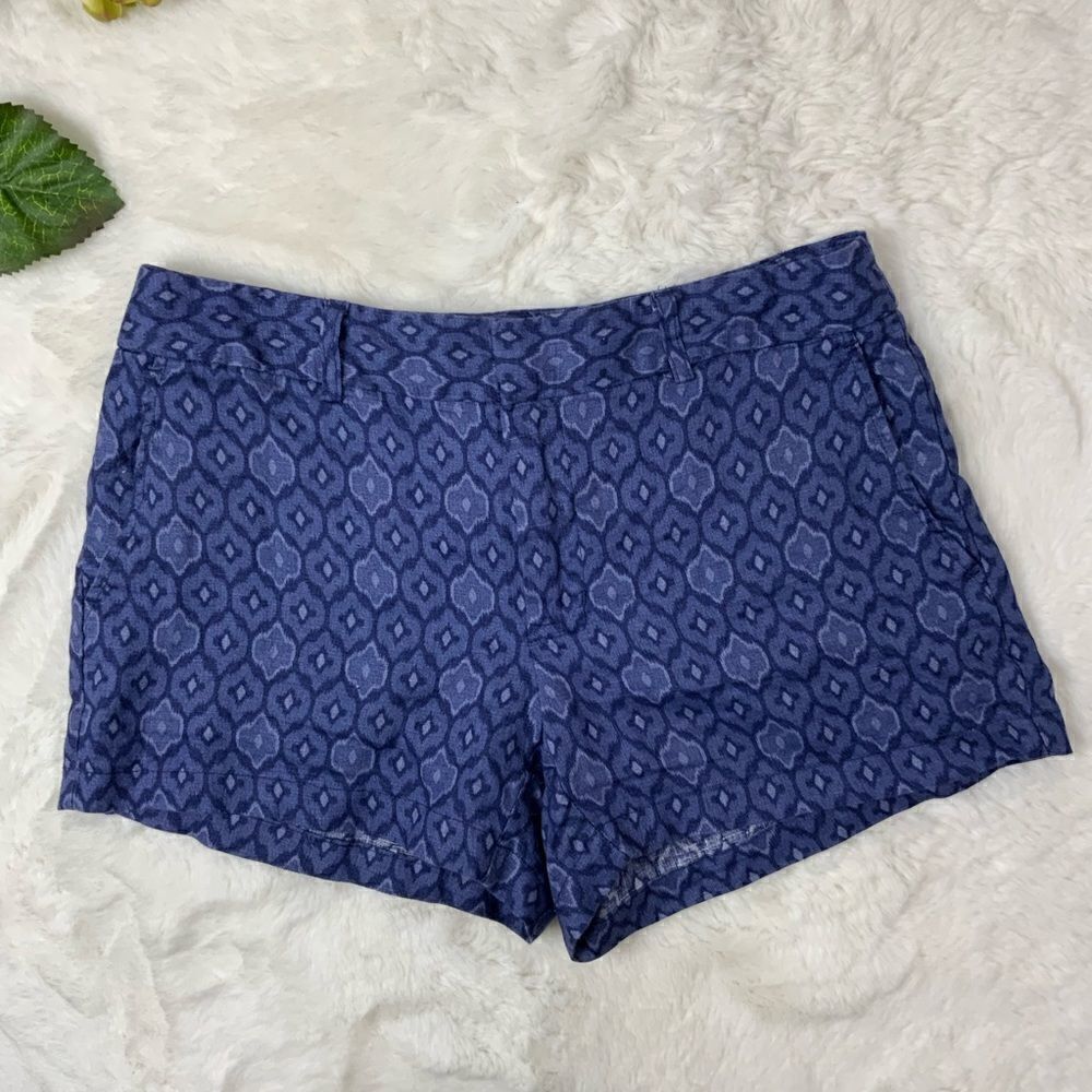 CYNTHIA ROWLEY 100% linen shorts